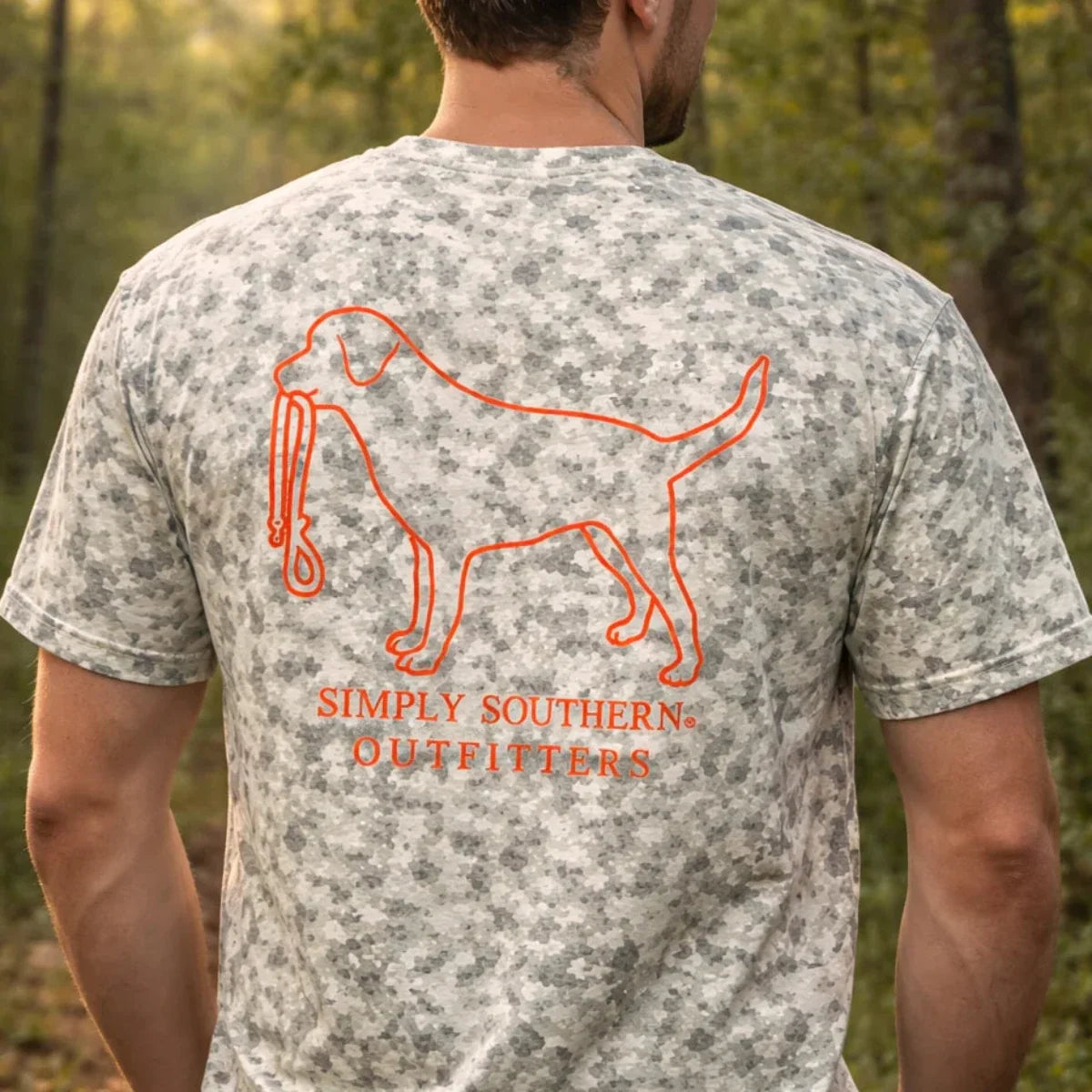 Simply Southern® Camo Dog Logo Tee