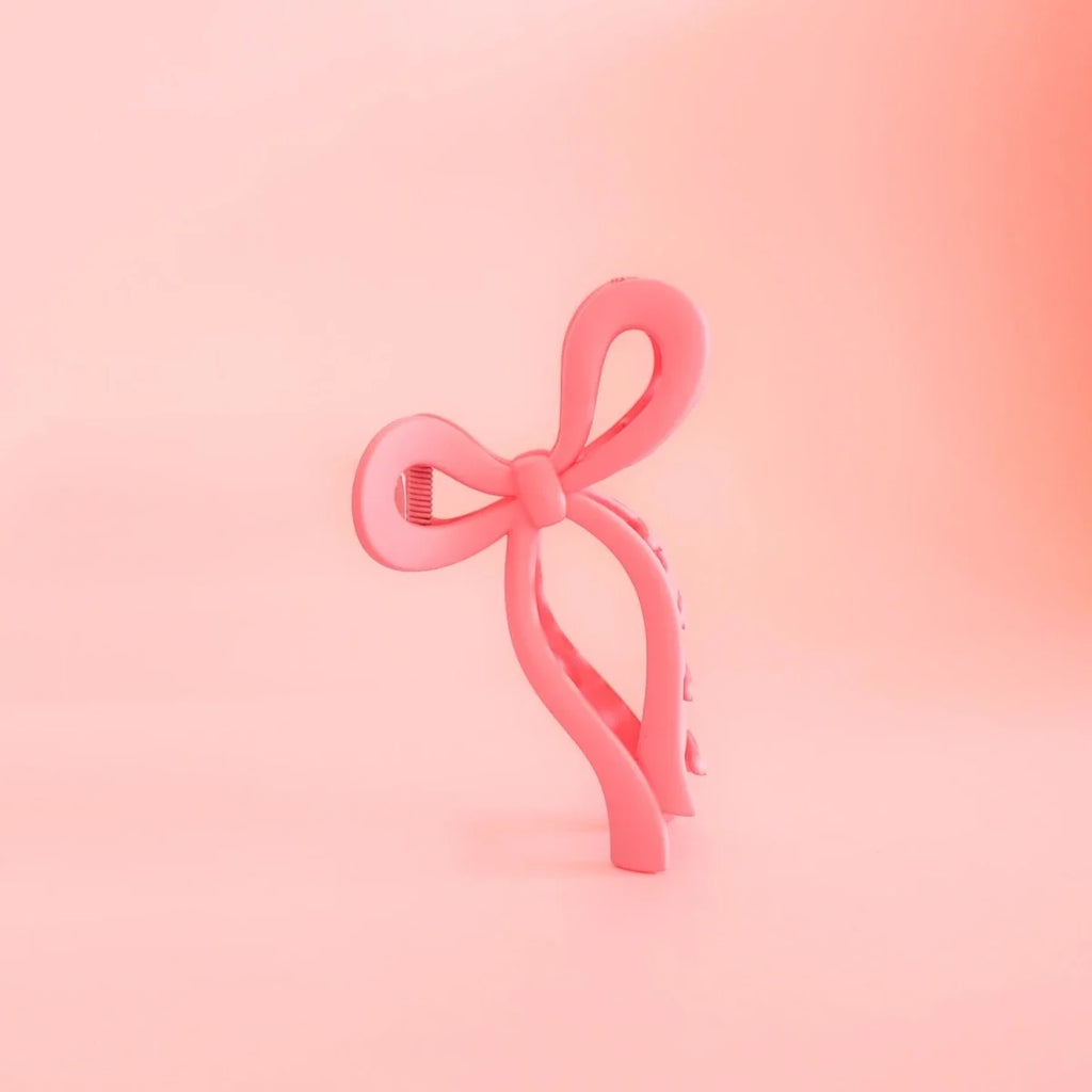 Pink Bow Clip
