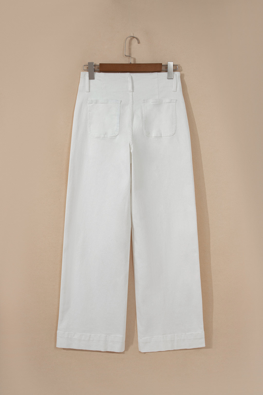 Bonbon 2-Button High Waist Wide Leg Jeans