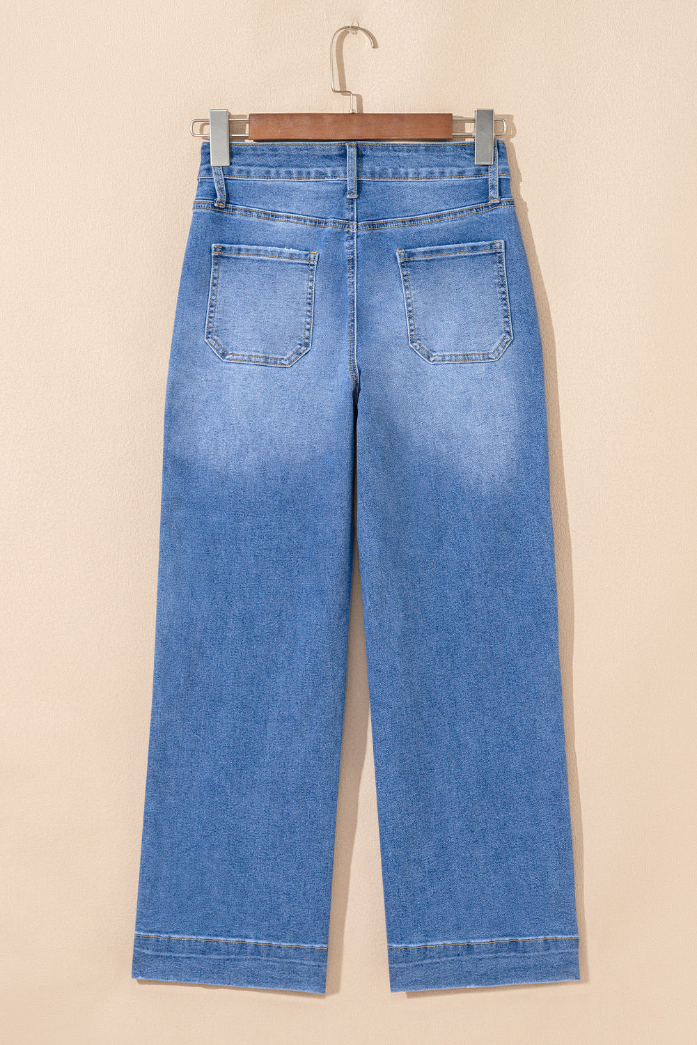 Ashleigh Blue Cropped High Rise Wide Leg Jeans